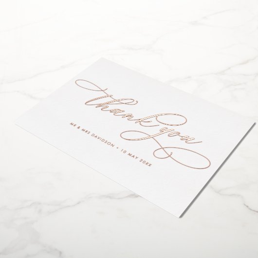 roos gouden bruiloft bedankt je kaart (Gedraaid)