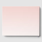 Roos gouden bruine roze bruingeburgerde bloemen gastenboek (Achterkant)