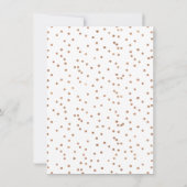 Roos Gouden Brunch Bubbly Boho Rozen Vrijgezellenf Kaart (Achterkant)