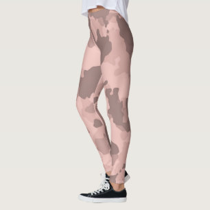 Roos Gouden Camouflage Camo Patroon Militair Leggings