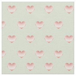 Roos gouden champagne metaalharten patroon stof