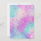 roos gouden chique nevel glitter typografie Sweet Kaart (Achterkant)