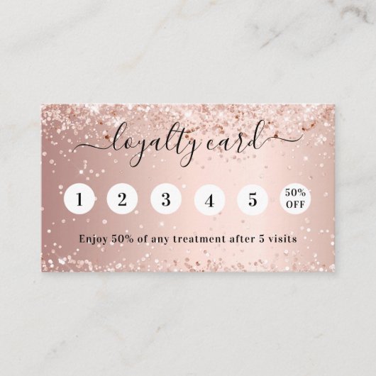 Roos gouden code foto klantenkaartje (Voorkant)