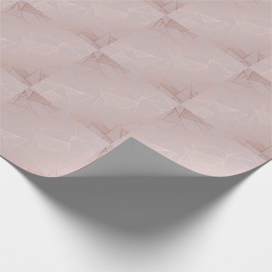 Roos gouden decoratieve achtergrond, elegant. cadeaupapier (Hoek)