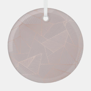 Roos gouden decoratieve achtergrond, elegant. glas ornament