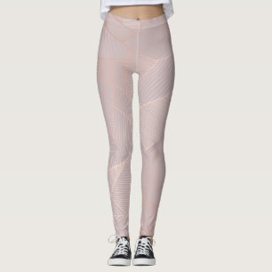 Roos gouden decoratieve achtergrond, elegant. leggings