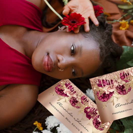 Roos gouden driften Logo QR voor bruiloft van even Visitekaartje