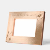Roos gouden droom vlinders gegraveerde lijstjes (Links)