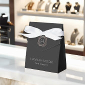 Roos Gouden Edelsteen Monogram Sieraden Designer B Bedankdoosjes