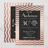 Roos gouden elegante kerkiek bij bruiloft kaart (Voorkant / Achterkant)