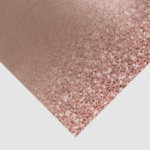 Roos gouden faux roze glitter tissuepapier (Detail)