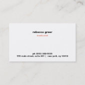 Roos Gouden Faux Sequins Manicurist Nail Salon Visitekaartje (Achterkant)