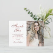 Roos gouden folie foto bedankt 16 (Staand voorkant)