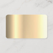 Roos Gouden Folie Textuur Folie Metaal Roze Visitekaartje (Achterkant)