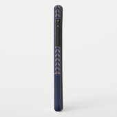 Roos Gouden Folie Tribal Boho Navy Blauw Monogram Case-Mate iPhone Case (Achterkant/links)