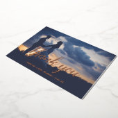 Roos gouden folie trouwbekleding bedankt voor je k folie feestdagenkaart (Gedraaid)