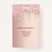 Roos gouden foto badge (Achterkant)