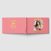 Roos Gouden Foto  Boho Quinceañera Spaans Gastenboek (Volledig)