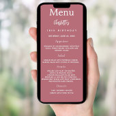 Roos gouden foto leuke weetjes verjaardagsmenu kaa kaart