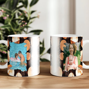 Roos Gouden Foto Lijst Mok Wrap