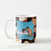 Roos Gouden Foto Lijst Mok Wrap (Links)