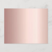 Roos gouden foto verjaardag Bewaar de datum Flyer (Achterkant)