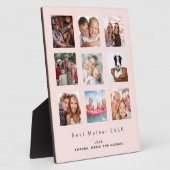 Roos gouden fotocollage fotoplaat (Zijkant)