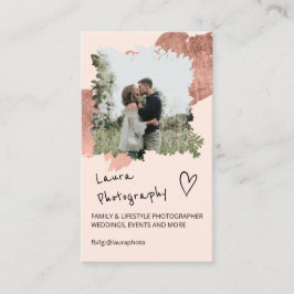 Roos gouden fotograaf floral 2 fotocollage visitekaartje