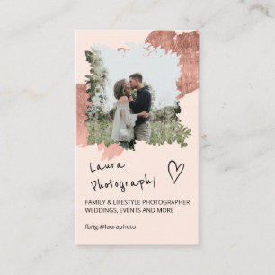 Roos gouden fotograaf floral 2 fotocollage visitekaartje