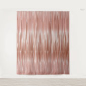 Roos gouden fotografie selfie faux tinsel wandkleed (Voorkant)