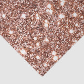 Roos Gouden Glam Glitter Tissuepapier (Detail)