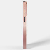 Roos gouden glam snaren Case-Mate iPhone case (Achterkant / Rechts)