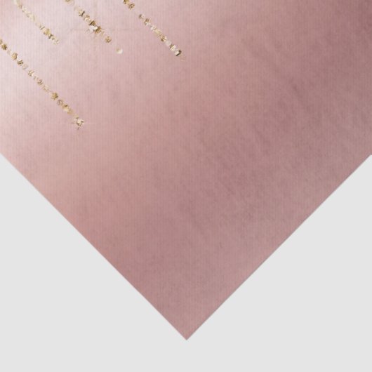 Roos gouden glam snaren tissuepapier (Detail)