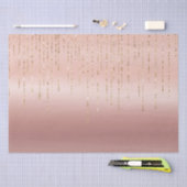 Roos gouden glam snaren tissuepapier (Craft)