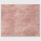 Roos Gouden Glam Vonk Bridal Blush Elegant Bruilof Cadeaupapier (Vlak)