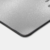 Roos gouden glitter druppels monogram roze bureaumat (Hoek)