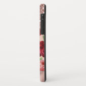 Roos Gouden Glitter Druppelt Roos Bloemen Naam Case-Mate iPhone Case (Achterkant/links)