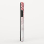 Roos-gouden glitter en marmeren ombre trendy desig Case-Mate iPhone case (Achterkant/rechts)