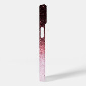 Roos gouden Glitter Gradient Case-Mate iPhone Case (Achterkant / Rechts)