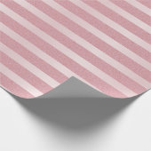 Roos Gouden Glitter Kerst Sjabloon Elegant Cadeaupapier (Hoek)