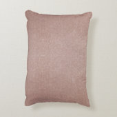 Roos Gouden Glitter Metallic Girly Sparkly Accent Kussen (Achterkant (Verticaal))