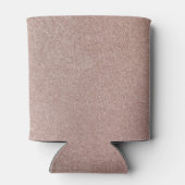 Roos Gouden Glitter Metallic  Girly Sparkly Blikjeskoeler (Achterkant)