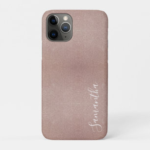 Roos Gouden Glitter Metallic  Girly Sparkly Case-Mate iPhone Case