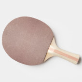 Roos Gouden Glitter Metallic  Girly Sparkly Tafeltennisbatje (Zijkant)