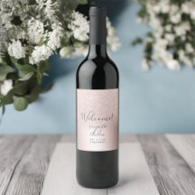 Roos gouden glitter ombre metallic folie welkom