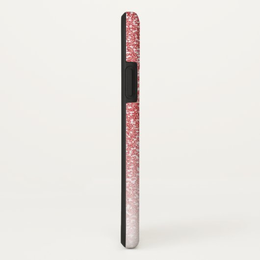 Roos gouden glitter ombre zwart script naam Case-Mate iPhone case (Achterkant / rechts)