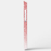 Roos gouden glitter ombre zwart script naam Case-Mate iPhone case (Achterkant / Links)