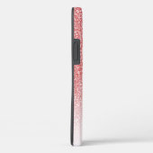 Roos gouden glitter ombre zwart script naam Case-Mate iPhone case (Achterkant / Rechts)