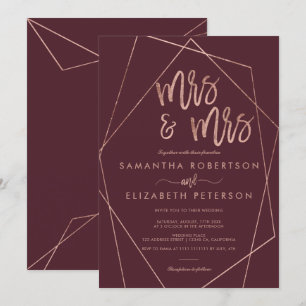 Roos gouden glitter rood terrarium lesbische bruil kaart