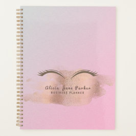Roos gouden glitter roze trendy moderne make-up ar planner